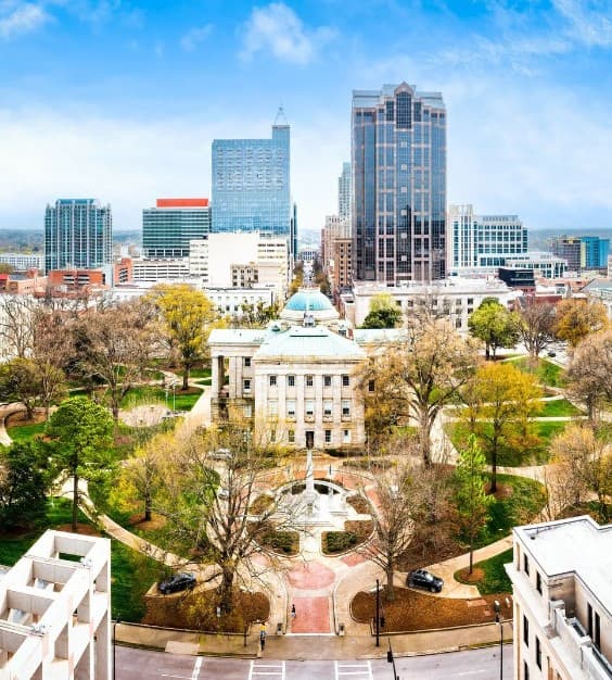 Raleigh NC cityscape